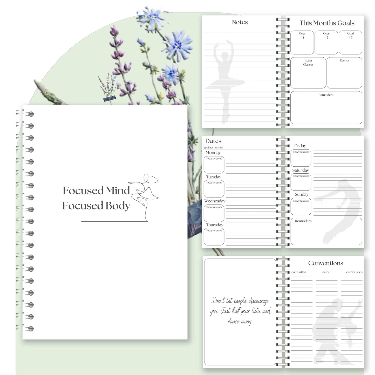Dance Journal, Focused mind Focused body