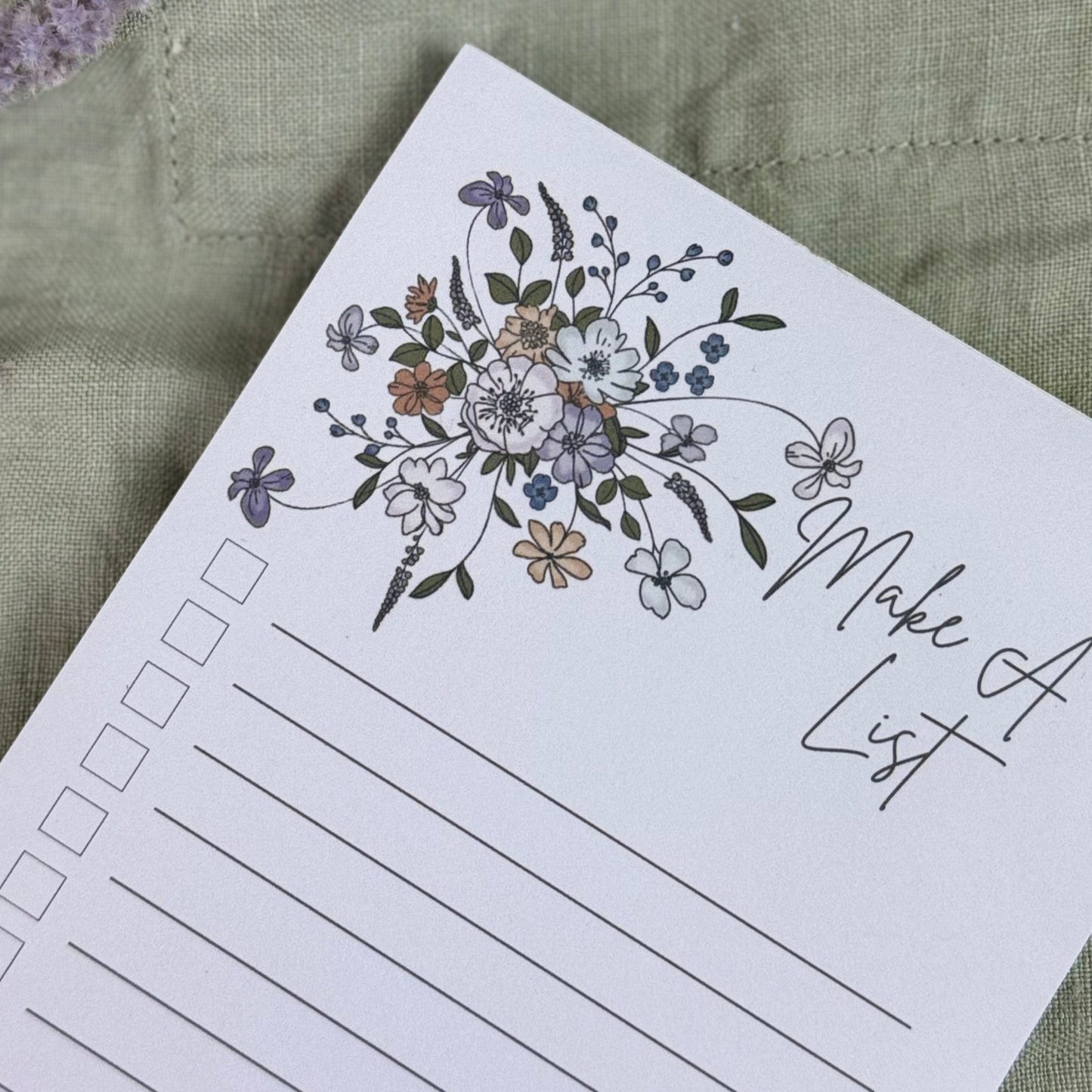 P+P Checklist Notepad
