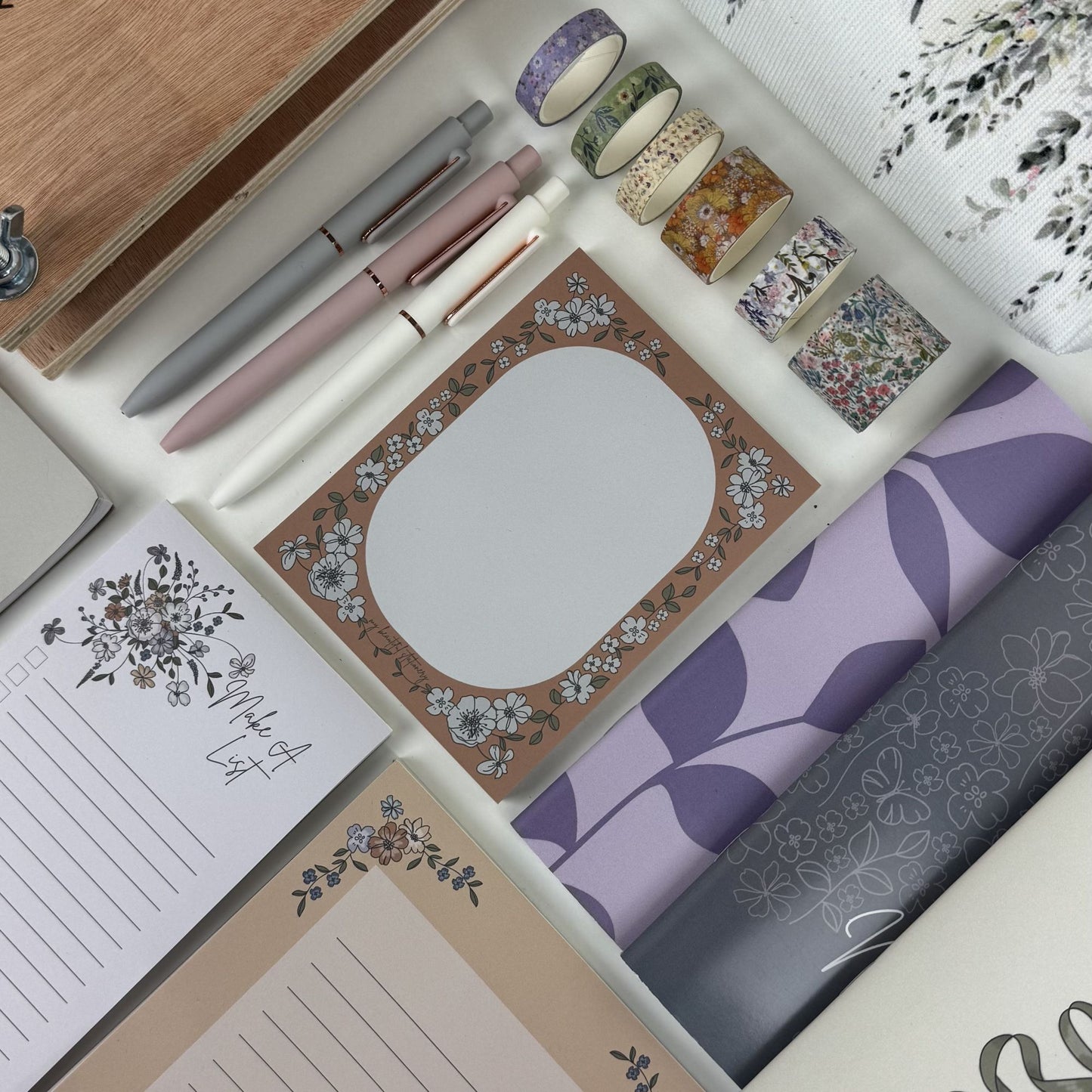 Petals and Paper Bundle