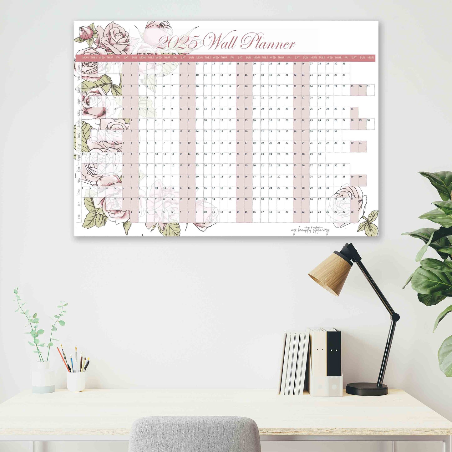 2025 Wall Planner Digital files only