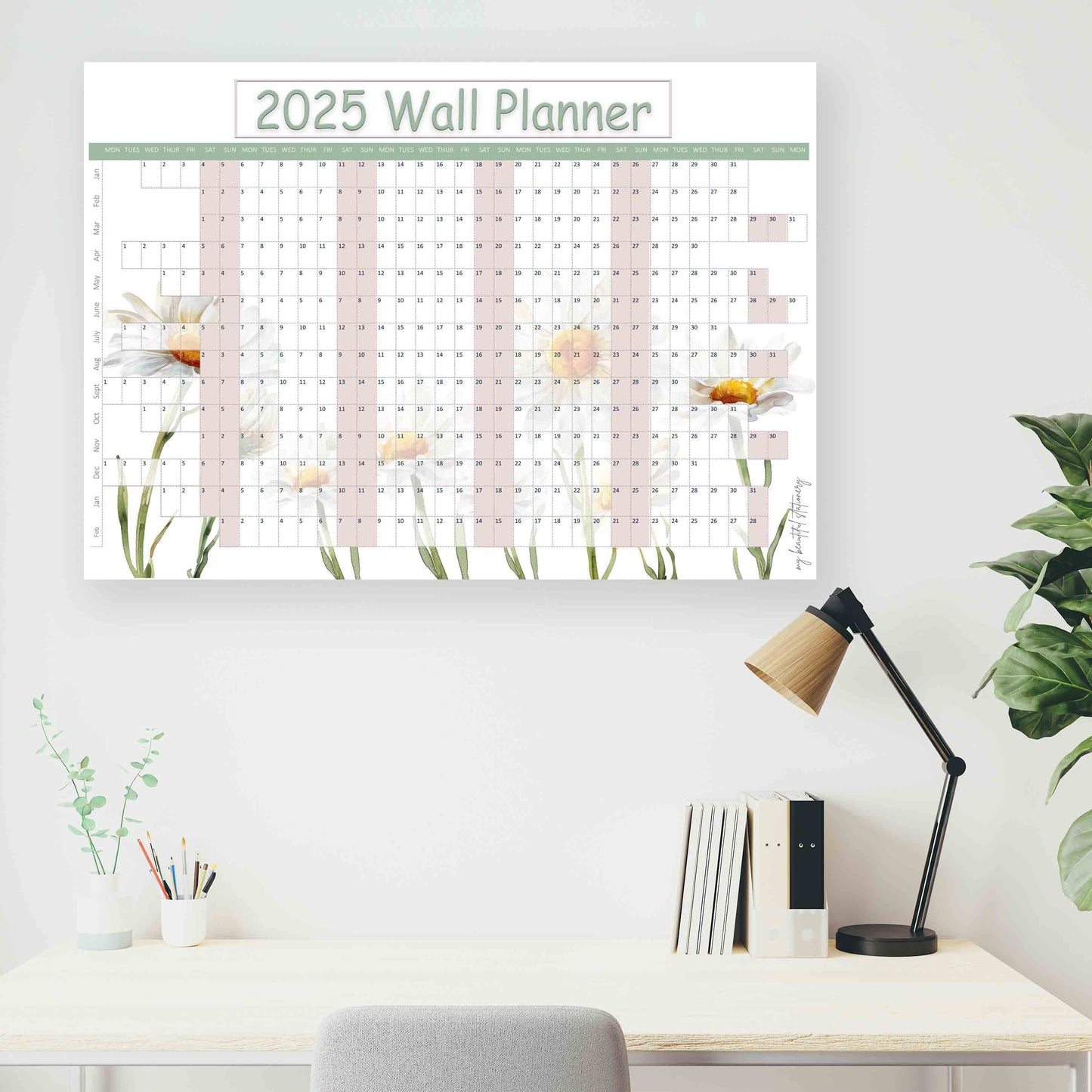 2025 Wall Planner - I'll get it printed for you