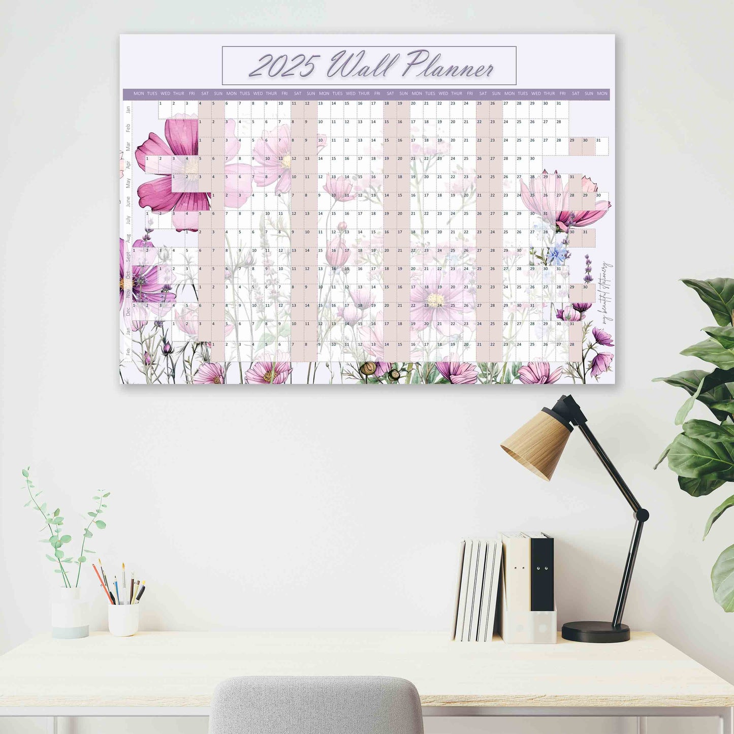 2025 Wall Planner Digital files only