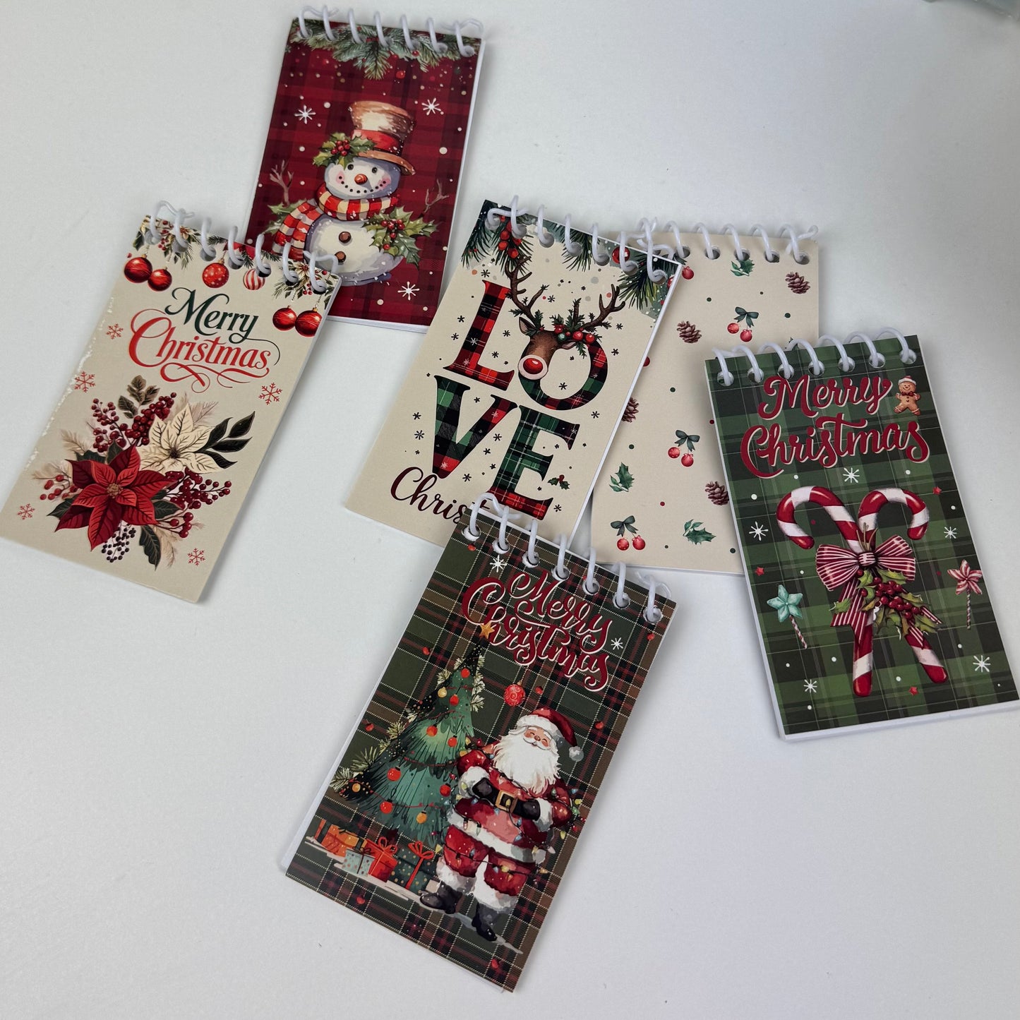 Christmas note books