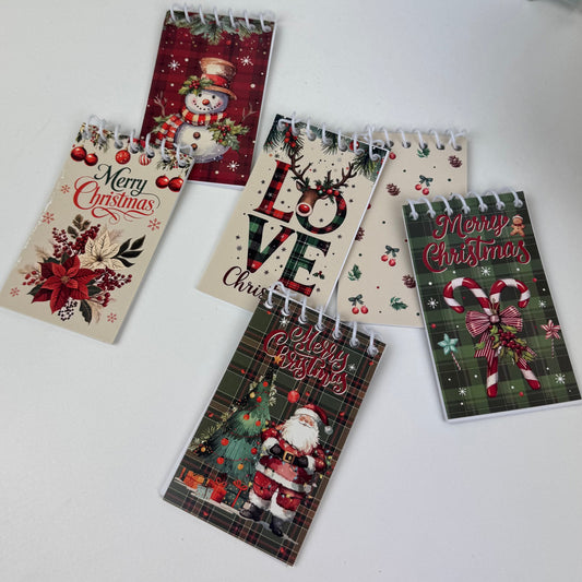 Christmas note books
