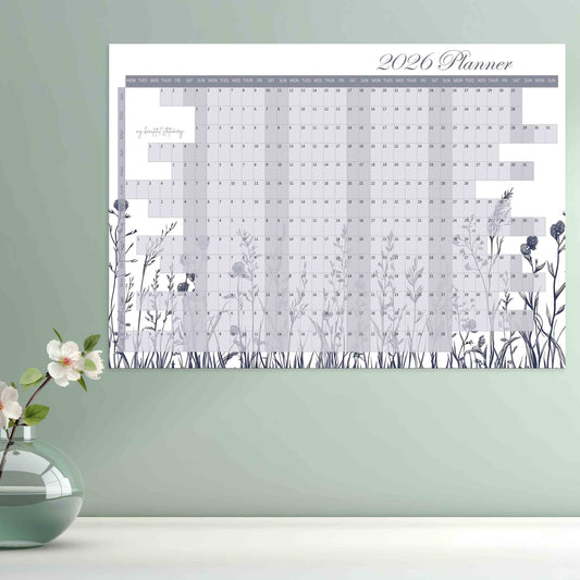 2026 planner with floral design