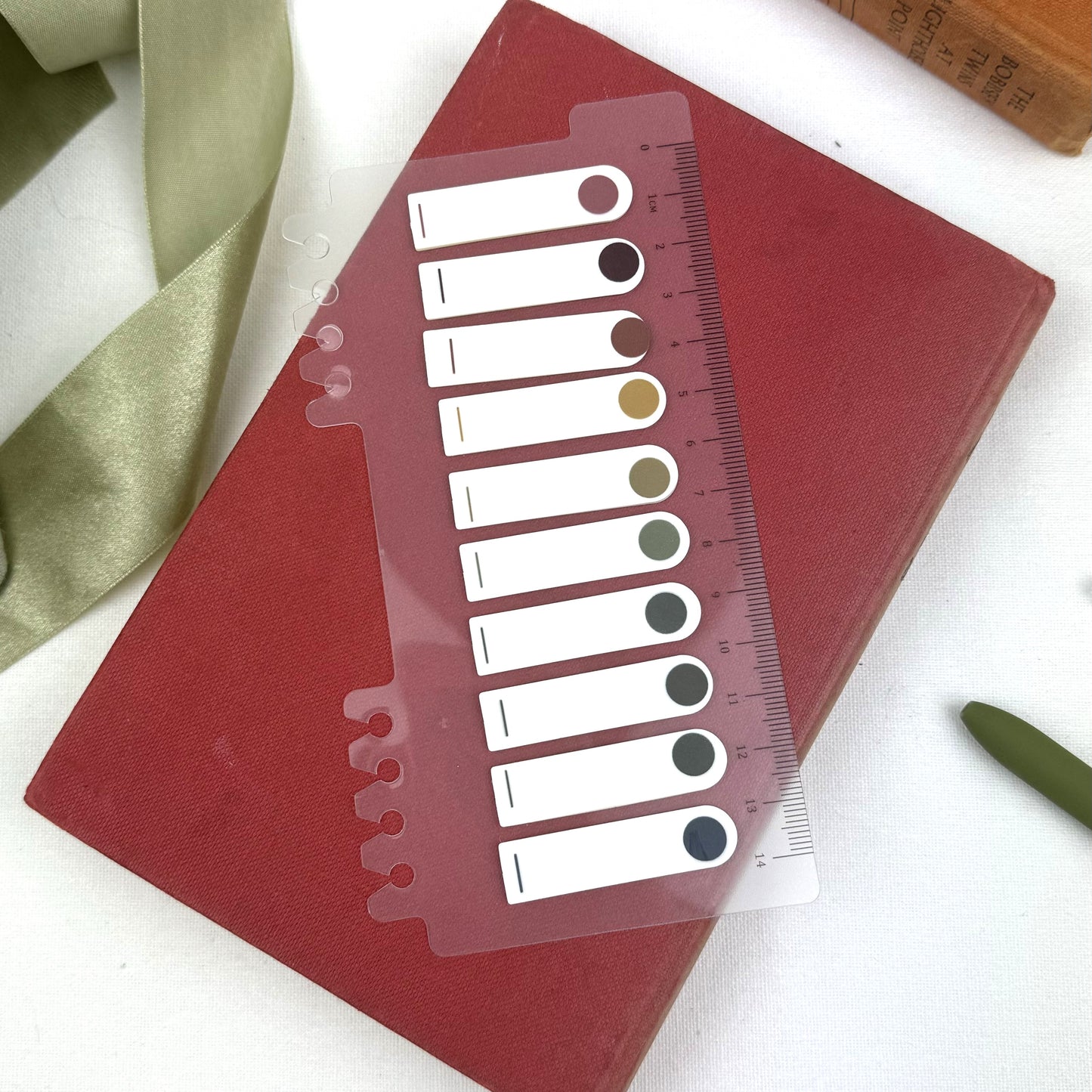 Sticky tabs and Journal ruler