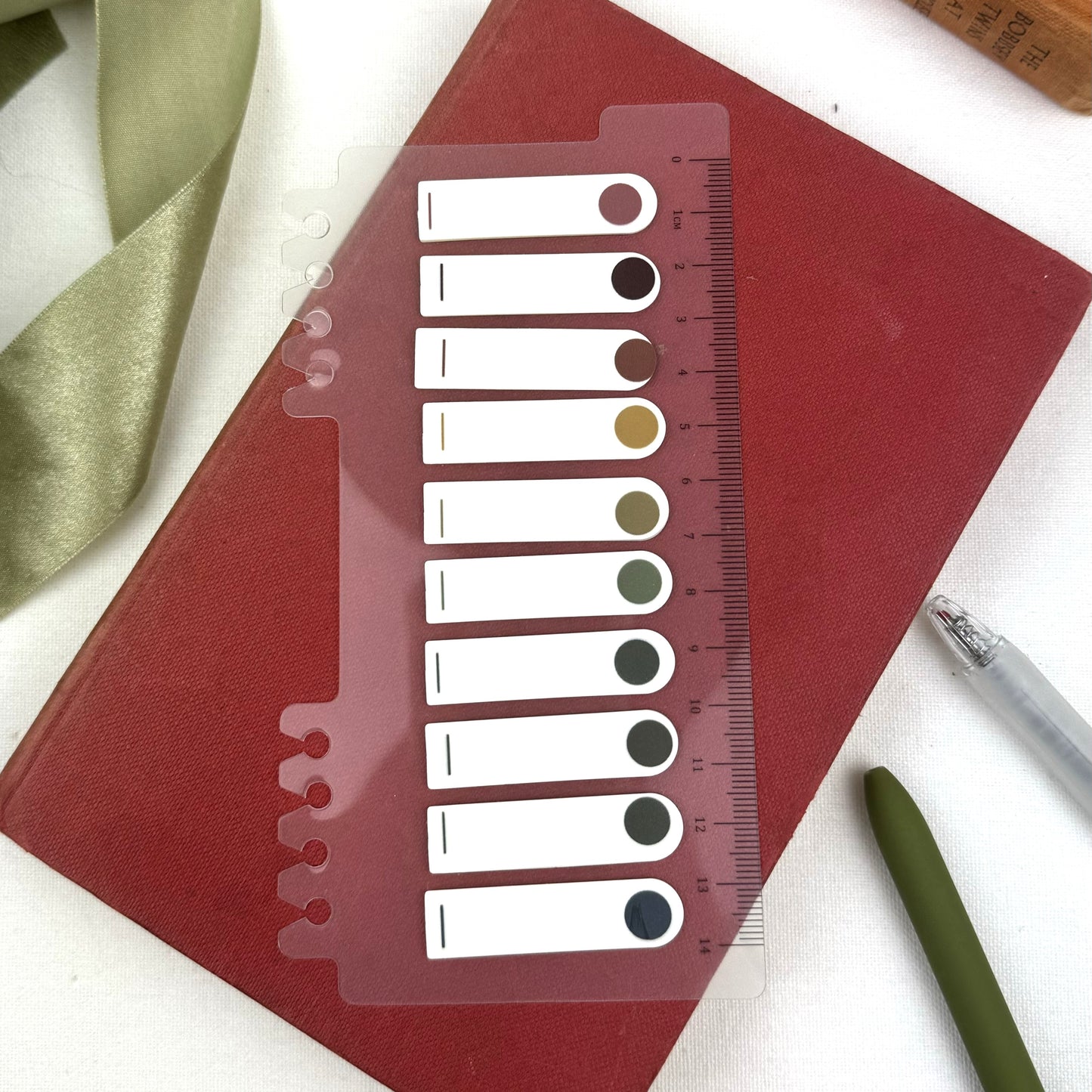 Sticky tabs and Journal ruler