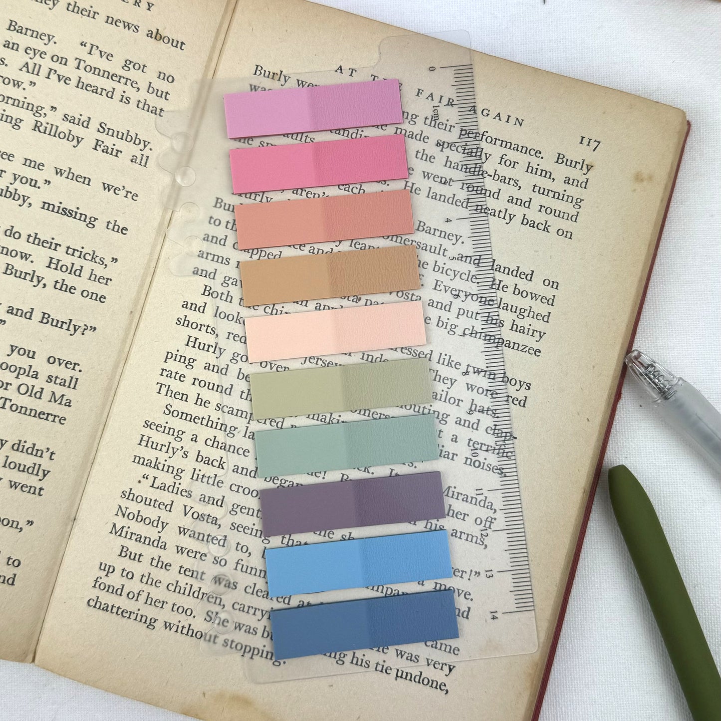 Sticky tabs and Journal ruler