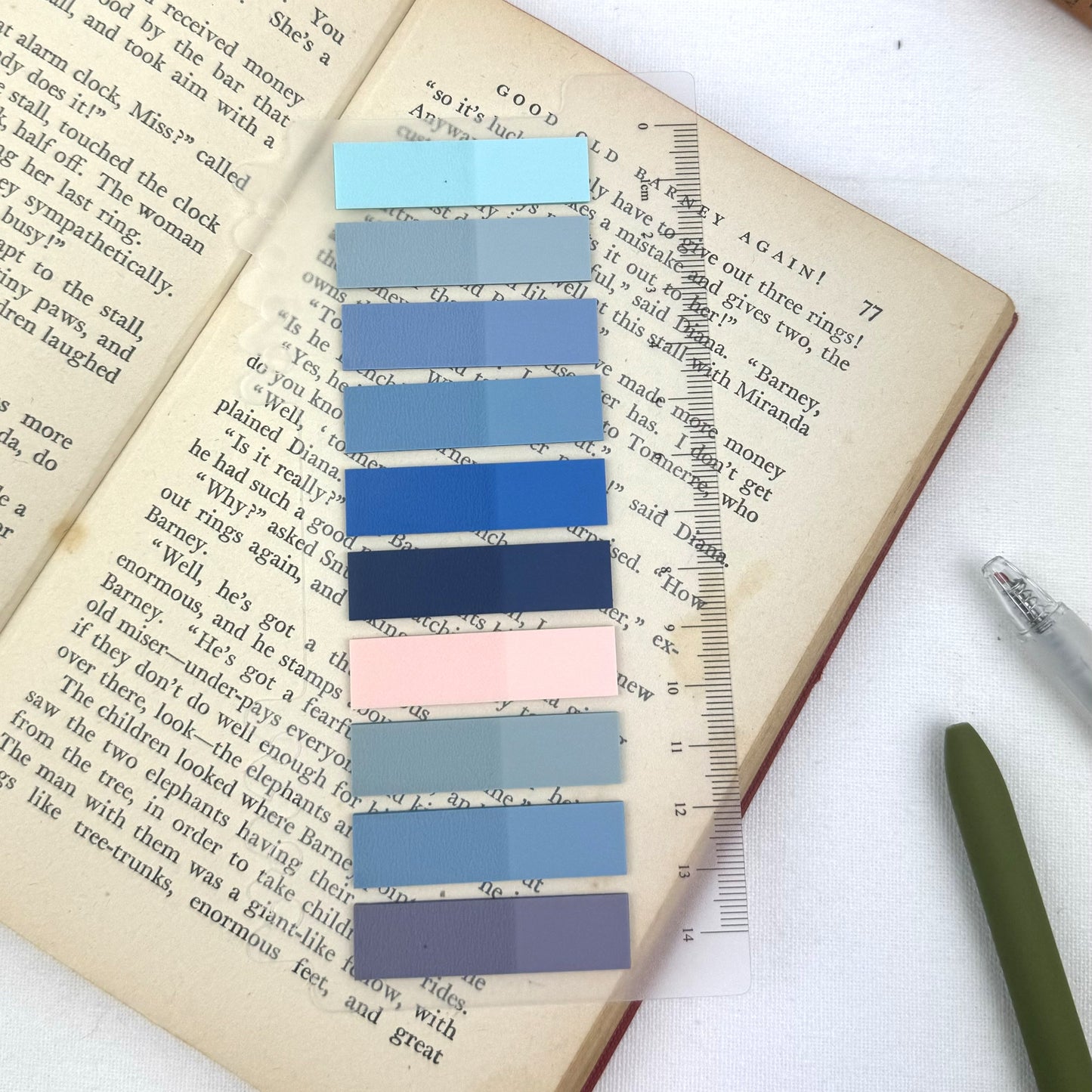 Sticky tabs and Journal ruler