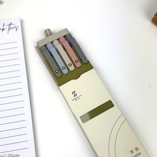Gel Pens, Pack of 5