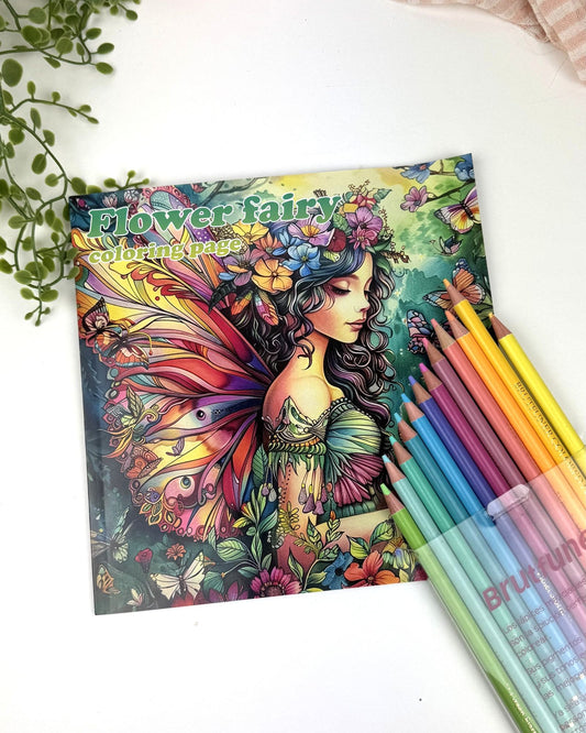 Coloring Book and Pencils