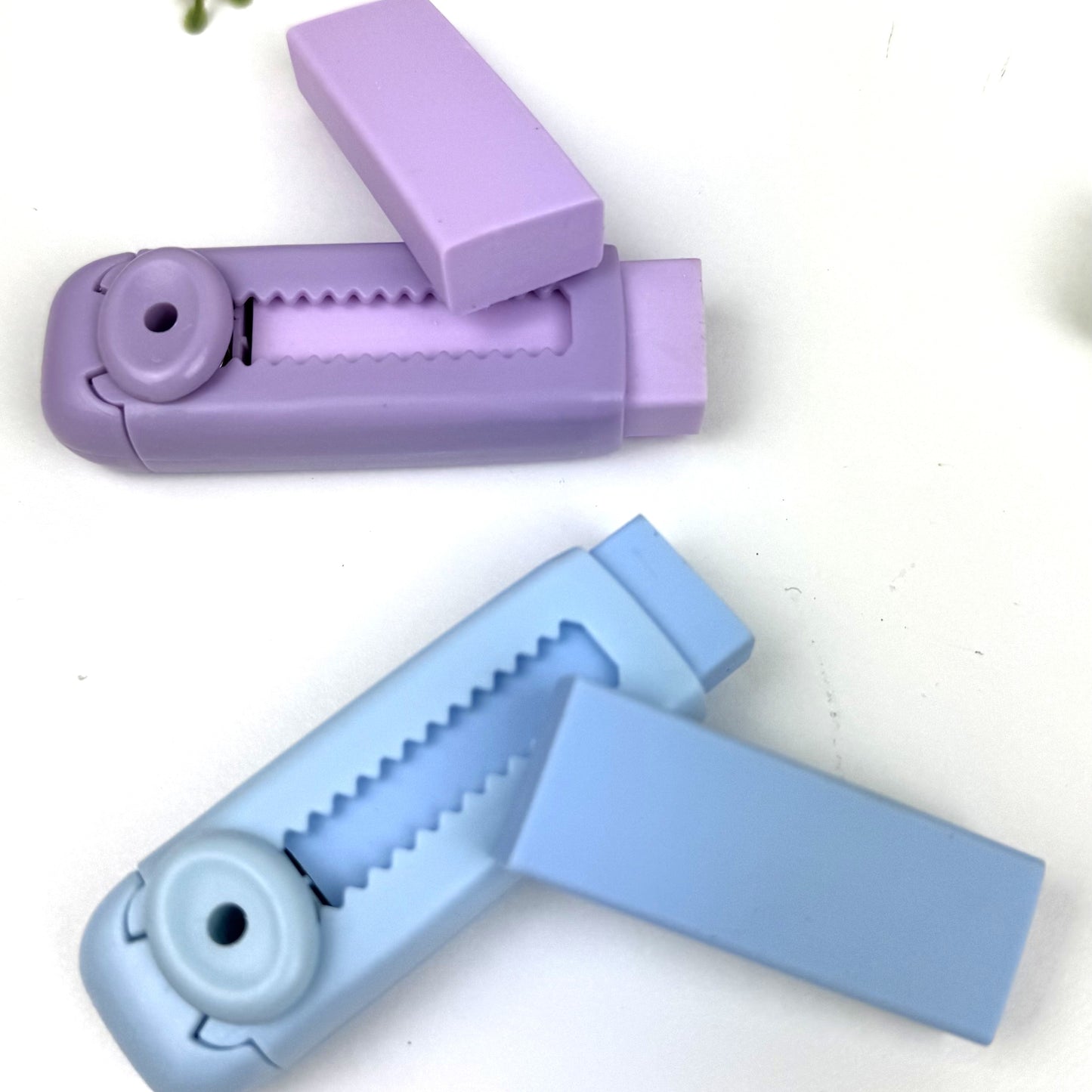 Retractable erasers