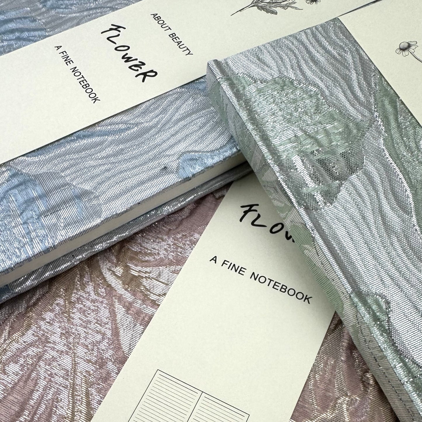 Note books jacquard fabric covers